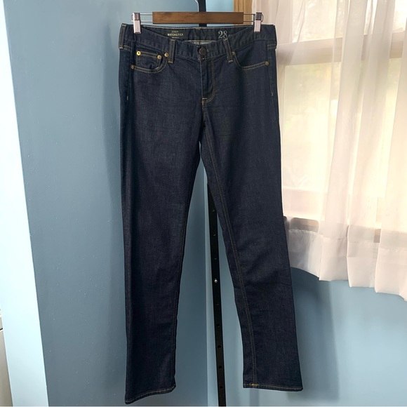 J. Crew Matchstick Jeans in Dark Wash, Regular Length - Picture 2 of 6